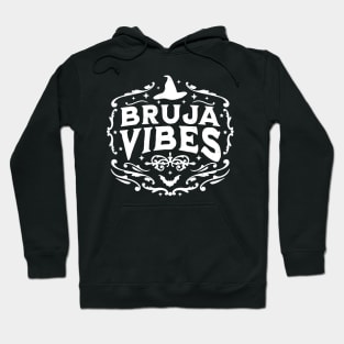 Bruja Vibes Mexican Witch Halloween Witchy Retro Vintage Hoodie